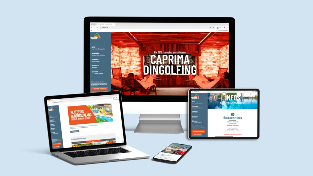 Caprima Website Titelbild
