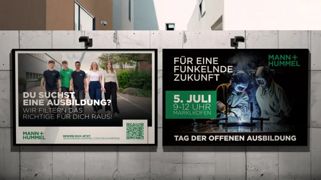 Großflächenwerbungen zum Thema Recruiting
